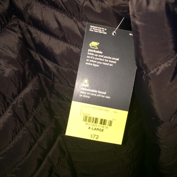 Reserve for Christi Black Midweight Puffer Jacket - Picture 2 of 7